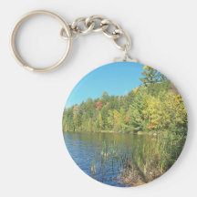 Sjö i nedgången nyckel ring