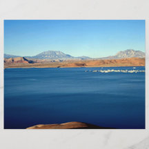 Sjö Powell, Utah, USA Flygblad Designs