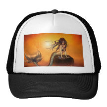 Sjöjungfruskatten Baseball Hat