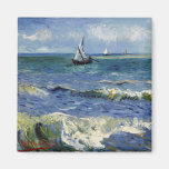 Sjölandskap på Saintes Maries - Vincent Van Gogh Magnet För Kylskåp