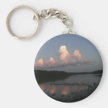 Sjöplats med Scripture Nyckel Ring