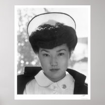 Sjuksköterska Aiko Hamaguchi 1943 Affischer