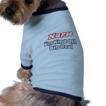 Sjuksköterska… stor överenskommelse hund tee shirt