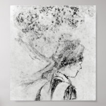 Sjuksköterskan av Edgar Degas Print