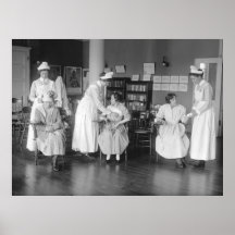 Sjuksköterskan skolar, tidiga 1900s posters