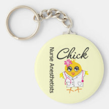 Sjuksköterskanarkosläkarechick v2 nyckelringar
