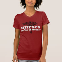 Sjuksköterskor gör det förbättrar tshirts