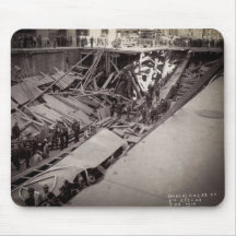 Sjunde avenygatakollaps New York City 1915 Musmatta