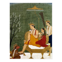 Sjunde Incarnation av Vishnu som Rama-Chandra Vykort