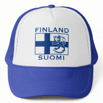 Sjunka av Finland Trucker Kepsar