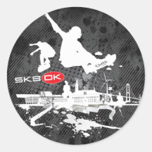 SK8DK-klistermärke