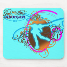 sk8rGirl Mousepad Mus Mattor