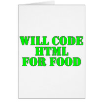 Ska kodifiera HTML för mat kort