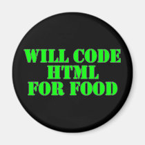 Ska kodifiera HTML för mat magneter