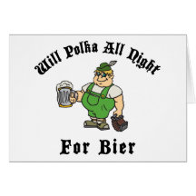 Ska Polka all natt för BierT-tröjagåva Hälsnings Kort
