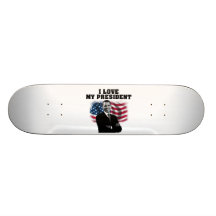 skaboarden älskar jag min president skateboards