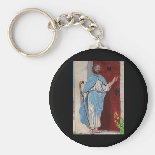 "SKÅDA, STÅR KNACKAR JAG PÅ DÖRREN OCH" keychain Nyckel Ringar