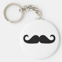 Skägg - mustasch nyckel ring