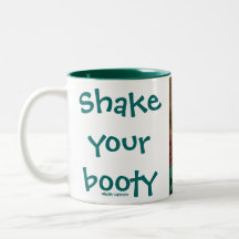 Skaka din gulliga grund för booty kaffe koppar