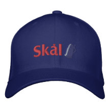Skal! Broderad Baseball Keps