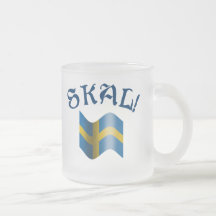Skal! Sverige Kaffe Koppar