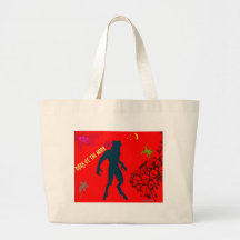 SKÄLL PÅ MÅNEN TOTE BAGS