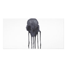 Skalle Anpassade Foto Kort