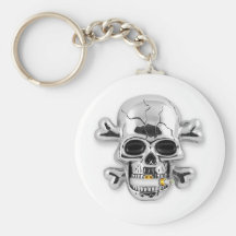 skalle nyckel ring