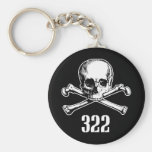 Skalle och ben 322 nyckelringar