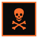 Skalle och Crossbones Inbjudan