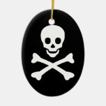 Skalle och Crossbones Julgransdekoration