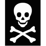 Skalle och Crossbones Photo Cut Outs
