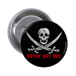 Skalle och Crossbones Pins