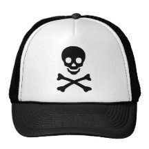 Skalle och Crossbones Trucker Keps