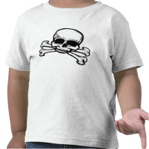 Skalle och Crossbones Tshirts