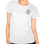 Skalle- och Crossbonesbrudskjorta Tshirts