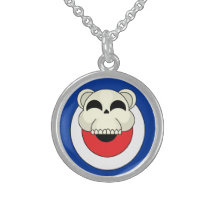 Skallebjörn Sterling Silver Halsband