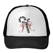 Skallecandy cane trucker kepsar