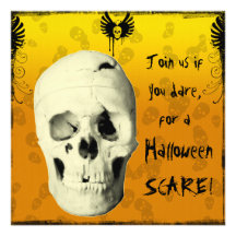 Skallehalloween festinbjudan