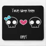 Skallekärlek Mousepad Mus Mattor