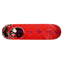 Skallen stiger ombord skate deck
