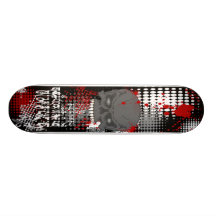 Skallen stiger ombord skateboarden