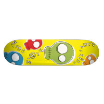 Skalleskridskoungar Skateboard