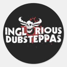 Skamliga Dubsteppas Rund Klistermärke