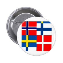 Skandinavet sjunker kvartett pins