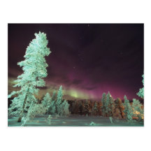 Skandinavien Finland, Lapland, Kakslauttanen, Vykort