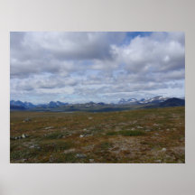 Skandinavisk bergskedja affisch