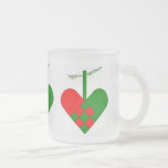 Skandinaviska julhjärtor muggar