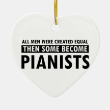 Skapad lika pianistdesign julgransdekoration