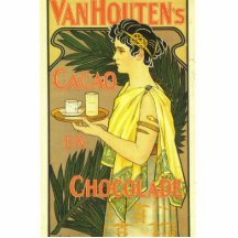 Skåpbil Houtens Chocolade art nouveau Photo Cutout
